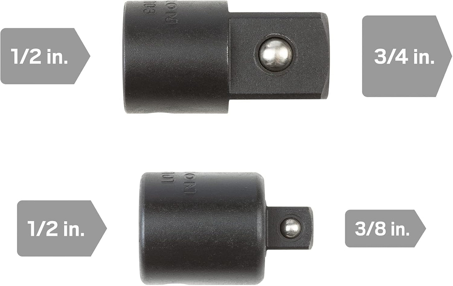 TEKTON 1/2 Inch Drive Impact All Accessories Set (6-Piece) | SIA92003