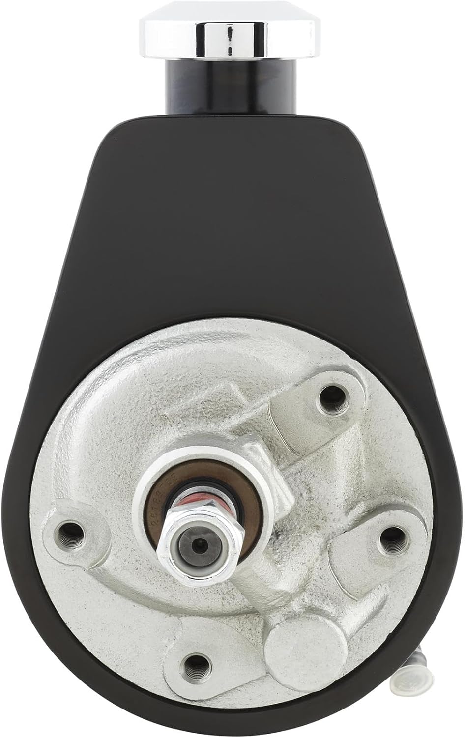 Tuff Stuff Power Steering Pump, Saginaw, 3 gpm, 1200 psi, Steel, Black Powder Coat, Universal, Each