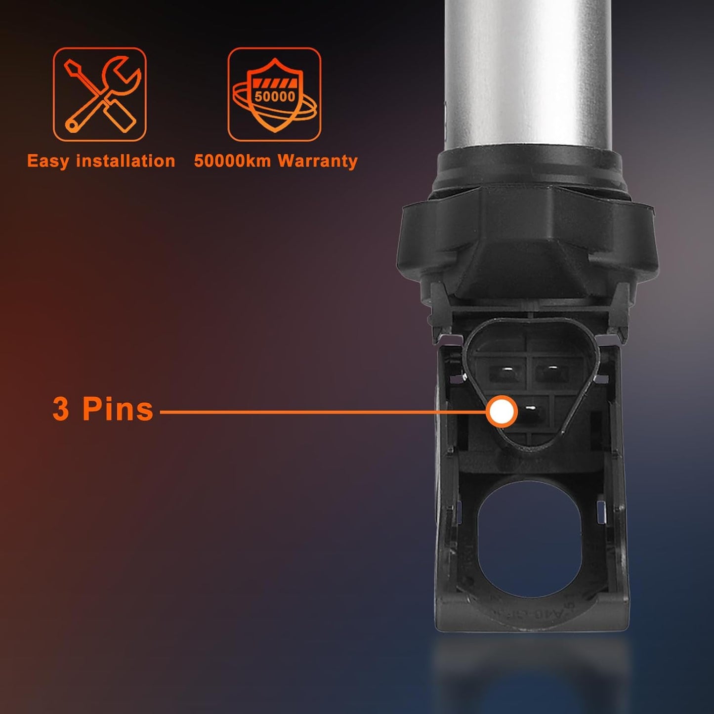 Set of 4 Ignition Coil Pack UF598 Compatible with Mini Cooper 2007-2013 Paceman 2013-2016 Countryman 2011-2016 L4 1.6L