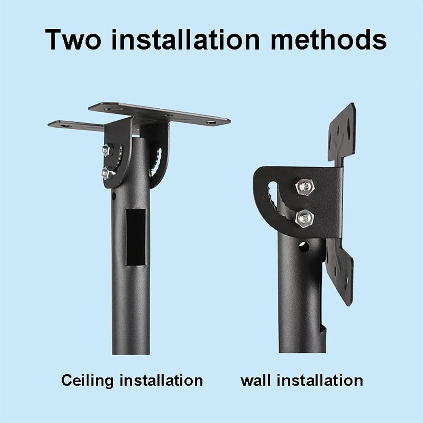 Adjustable Ceiling TV Mount Bracket, Tilt Swivel, Height Adjustable, Ceiling/Wall Mount(1.5)