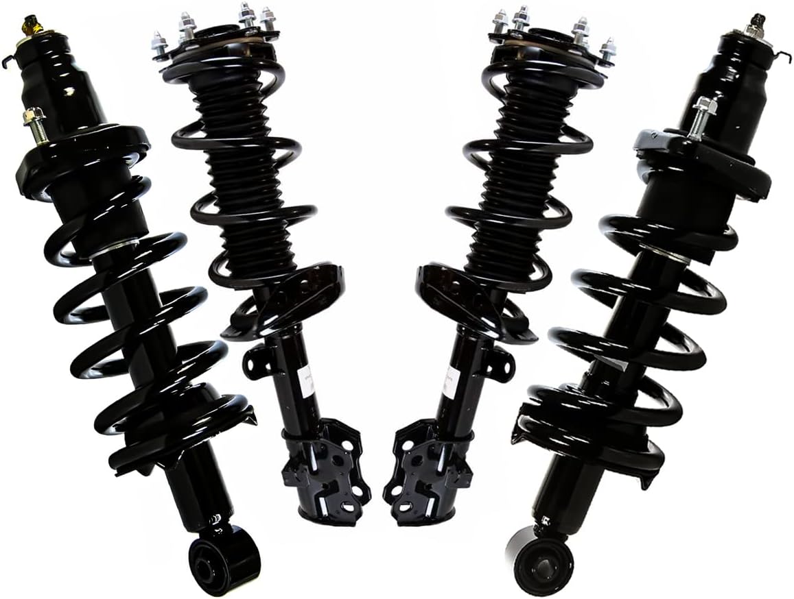 AutoShack Front & Rear Complete Strut & Coil Spring | Replacement for 2007-2011 Honda CR-V | 4-PC