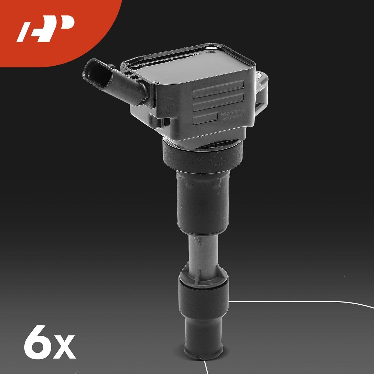 A-Premium Set of 6 Ignition Coil Pack and Iridium Spark Plugs Compatible with Kia Sedona 2018-2020, Telluride 2020-2023, Cadenza 2016-2020, Sorento 2018-2020 & Hyundai Palisade & Genesis G80