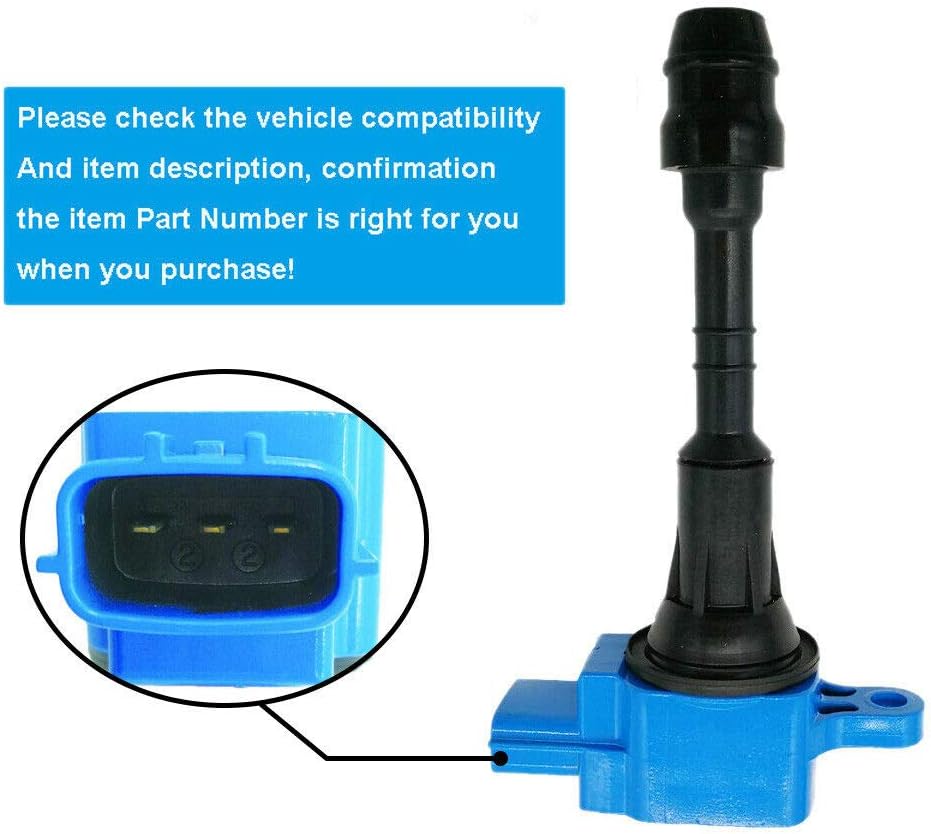 UF510 Set of 8pcs Ignition Coil Fits for 2005-2006 Nissan Armada 2004 Pathfinder 2004-2007 Titan for 2004-2006 Infiniti QX56 5.6L C1483 22448-7S015
