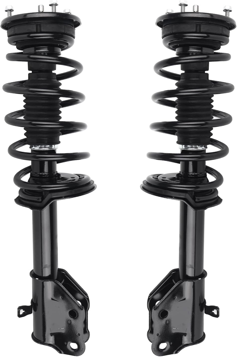 Autoround 172889 172888 Front Complete Shock Absorber Compatible with Ford Edge & Lincoln MKX 2007 2008 2009 2010 FWD, Left & Right Struts with Coil Spring Assembly