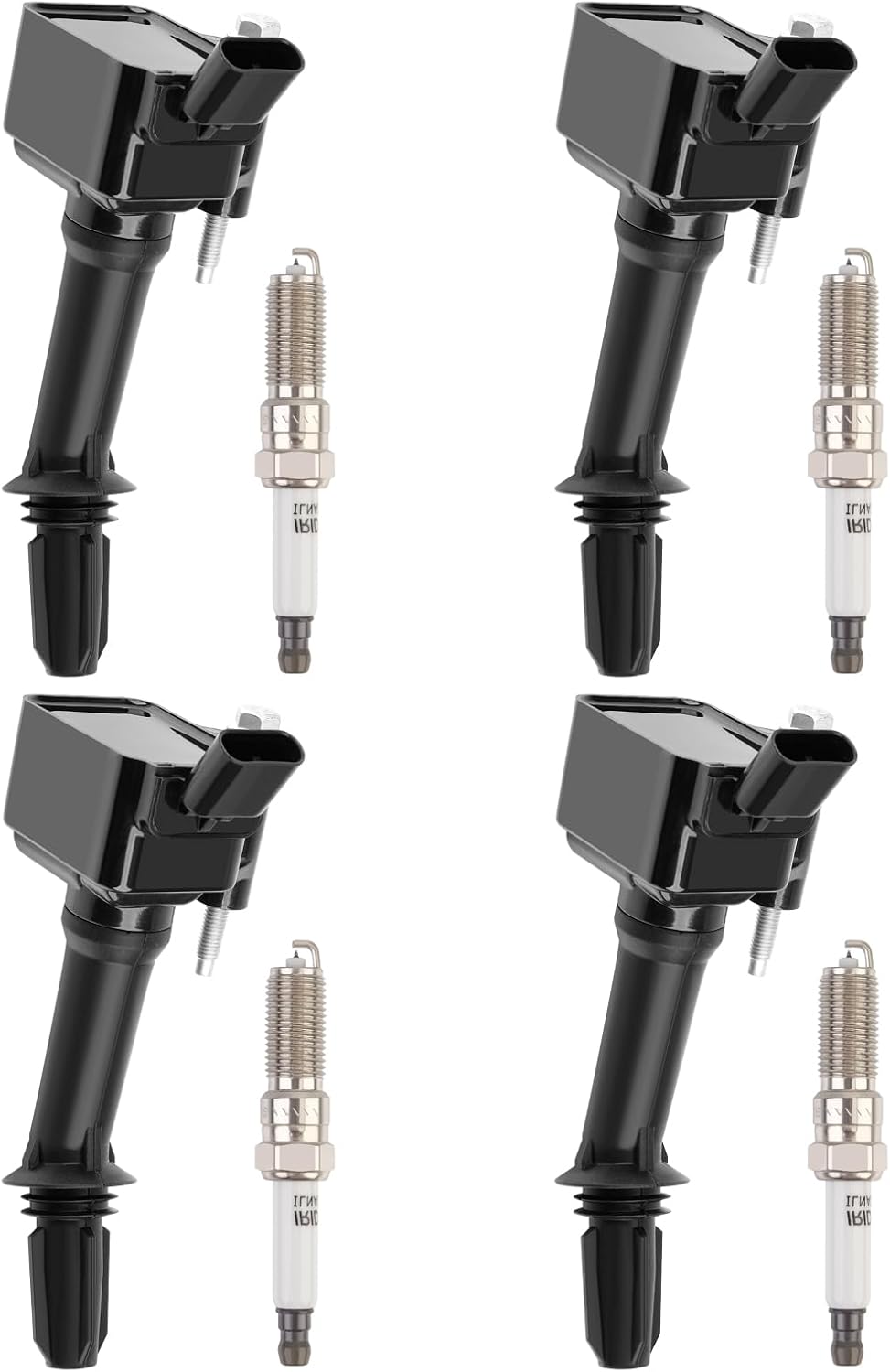 Set of 6 Ignition Coils Pack UF569 and Iridium Spark Plug 90117 compatible with GMC Acadia Canyon Terrain Chevy Caprice Colorado Equinox Malibu Cadillac ATS CTS Buick Pontiac Saturn Suzuki