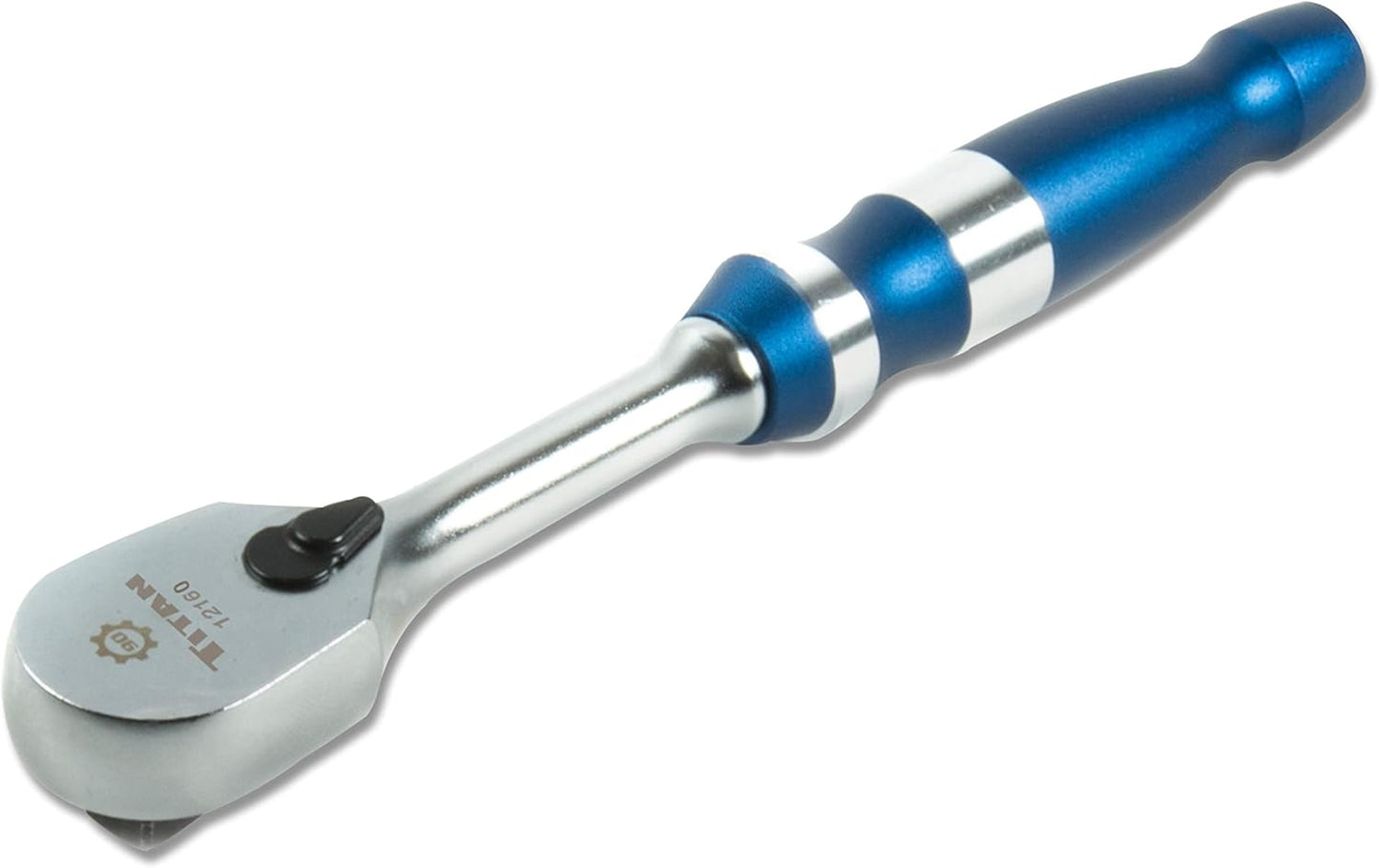 Titan 12175 5-Piece 90-Tooth Swivel Head and Flat Head Ratchet Set
