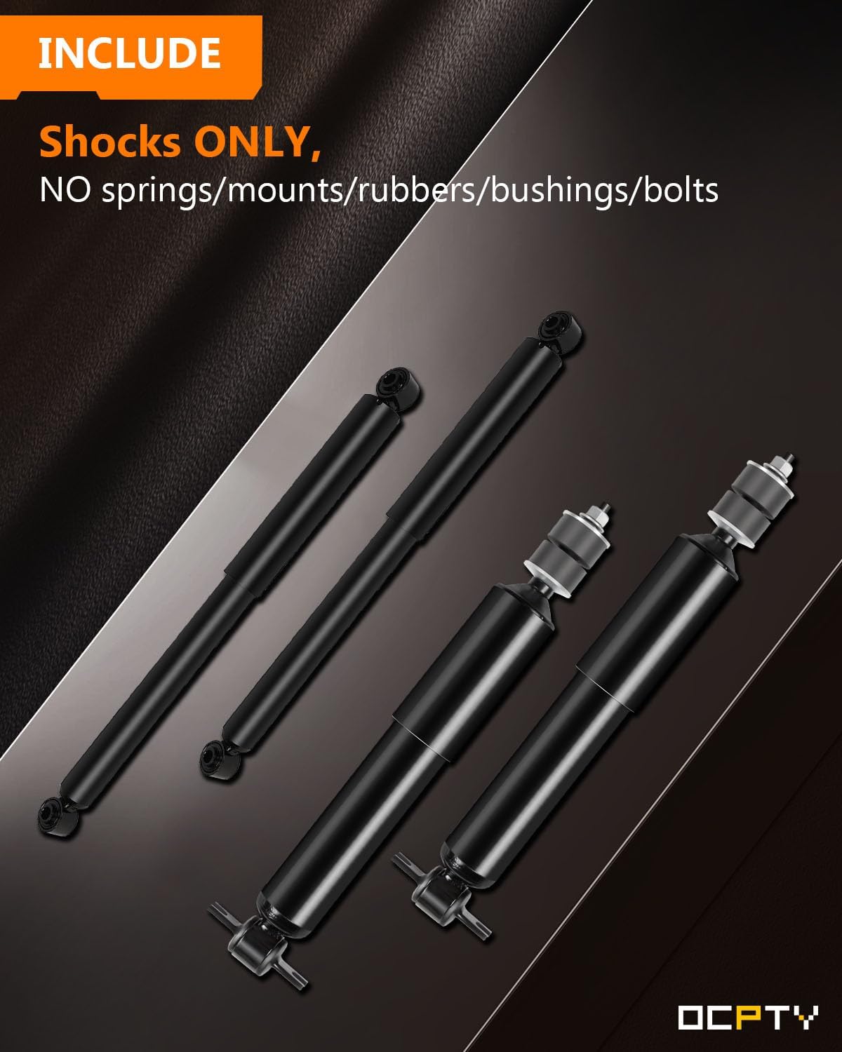 4x Front Rear Shocks Struts for Ram (RWD), OCPTY Shock Absorbers Fit 2009-2010 for Dodge Ram 1500 | 2019 2020 2021 for Ram for 1500 Classic | 2011-2018 for Ram for 1500 349110 911300 344385 37164