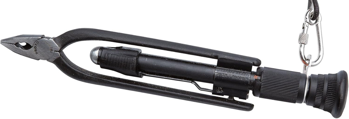 Stanley J196-TT Tether-Ready 8-3\/4" Safety Wire Twister Reversible Pliers