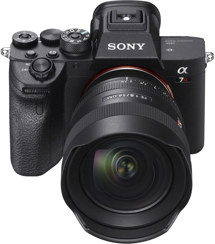 Sony FE 14 mm F1.8 GM Ultra-Wide Prime Lens (SEL14F18GM) G Master Optics, Bright F1.8 Aperture | Backpack, 64GB Card, Card Reader, Flex Tripod, Cap Keeper, Cleaning Kit, Hand Strap, and More