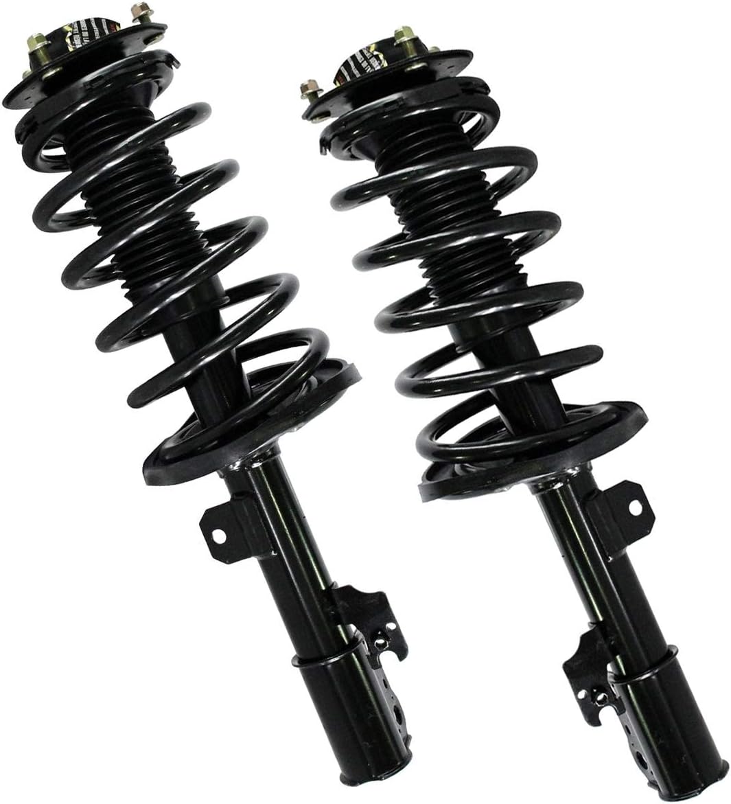 Shoxtec Front Pair Complete Struts Assembly Replacement for 2007-2010 Toyota Sienna AWD/FWD Coil Spring Shock Absorber Repl. Part no.172366 172365