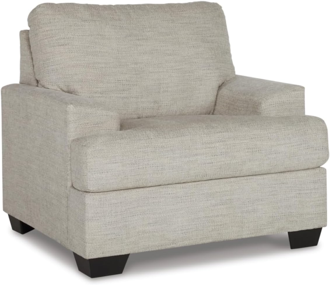 Signature Design by Ashley Vayda Casual Upholstered Chair, Light Gray
