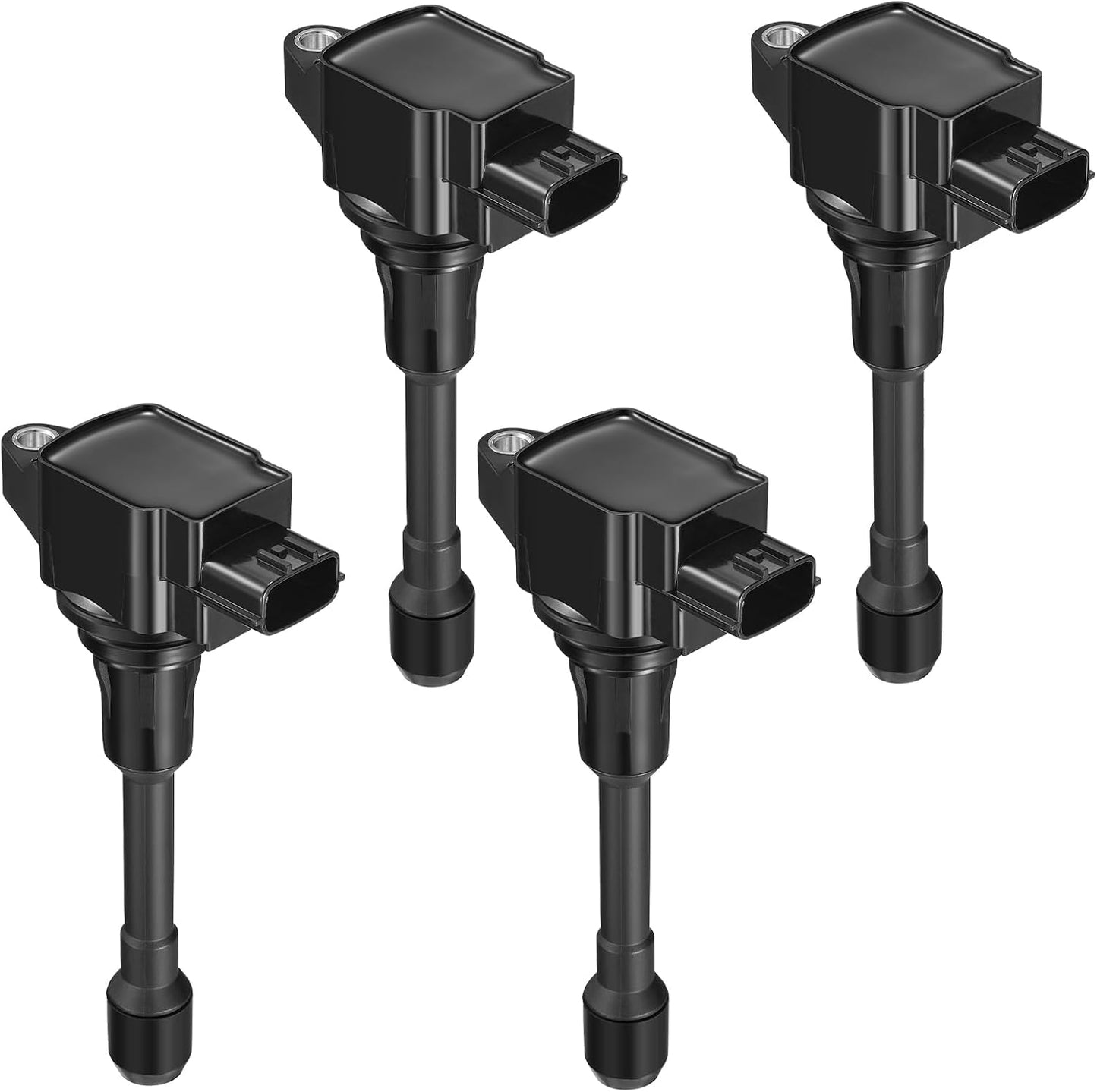 4-Pack UF659 Ignition Coils Compatible with Nissan Juke 11-17, Qashqai 17-22, Rogue Sport 17-22, Rogue 17-19, Sentra 17-19, 1.6L 2.0L L4 - Replaces 224481KC0A C1807 522202