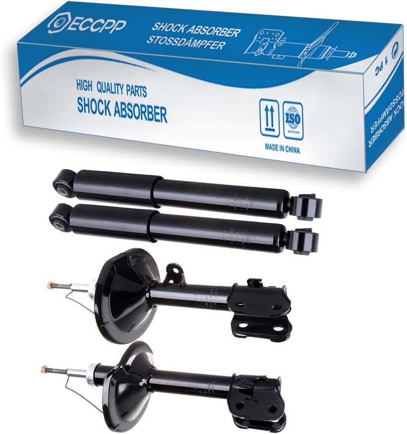 Shocks Struts,ECCPP Front Rear Shock Absorbers Strut Kits Compatible with 2001 2002 Acura MDX,2003 2004 2005 2006 2007 2008 Honda Pilot 334364 71451 334365 71452 344353 37246