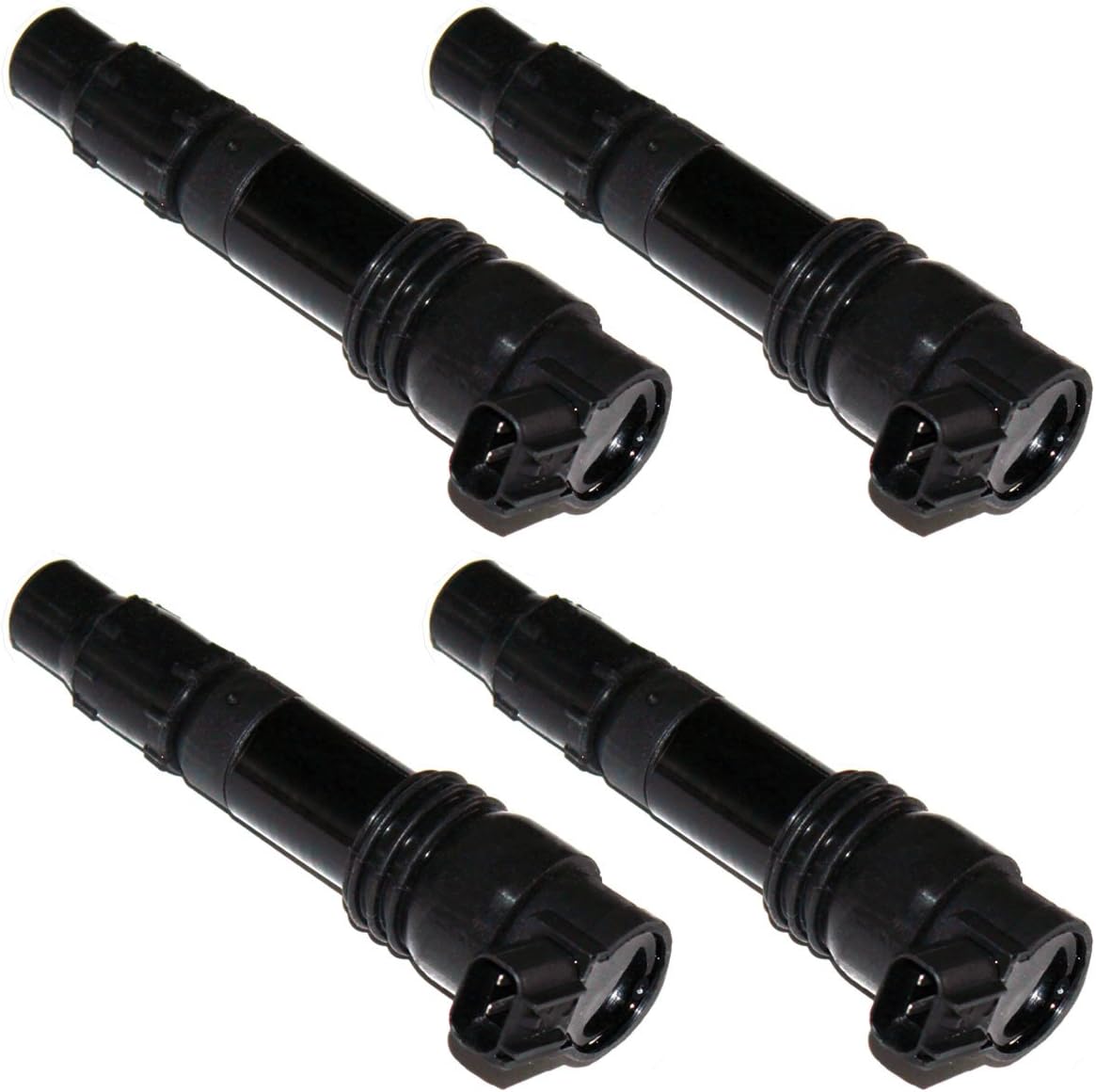 Caltric 4-Pack Ignition Coils Compatible with Suzuki Gsxr1000 Gsxr 1000 Gsx-R1000 2001-2008