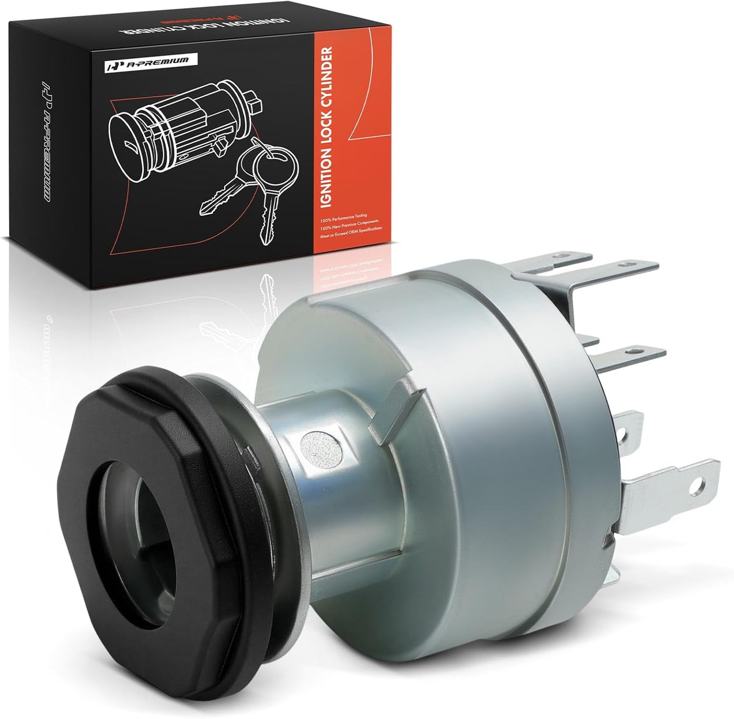 A-Premium Ignition Lock Cylinder Compatible with Freightliner & Peterbilt Vehicles - Pollak, 379