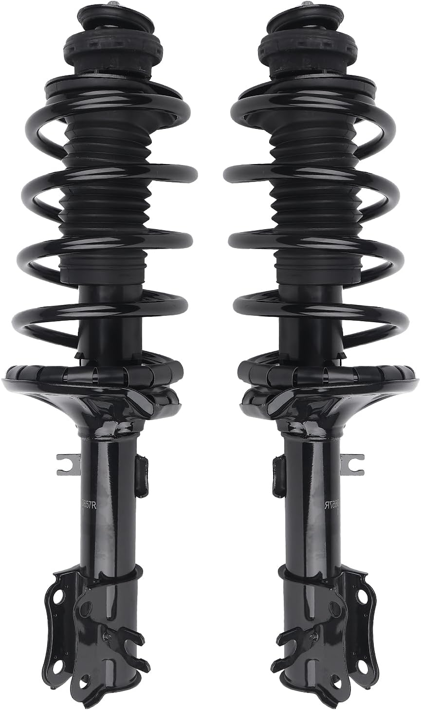 Autoround Front Complete Shock Absorber Compatible with Chevy Aveo 2004-2011/ Aveo5 2007-2011, Pontiac G3 2009-2010/ Wave 2005-2008, 172295 172296 Left & Right Struts with Coil Spring Assembly