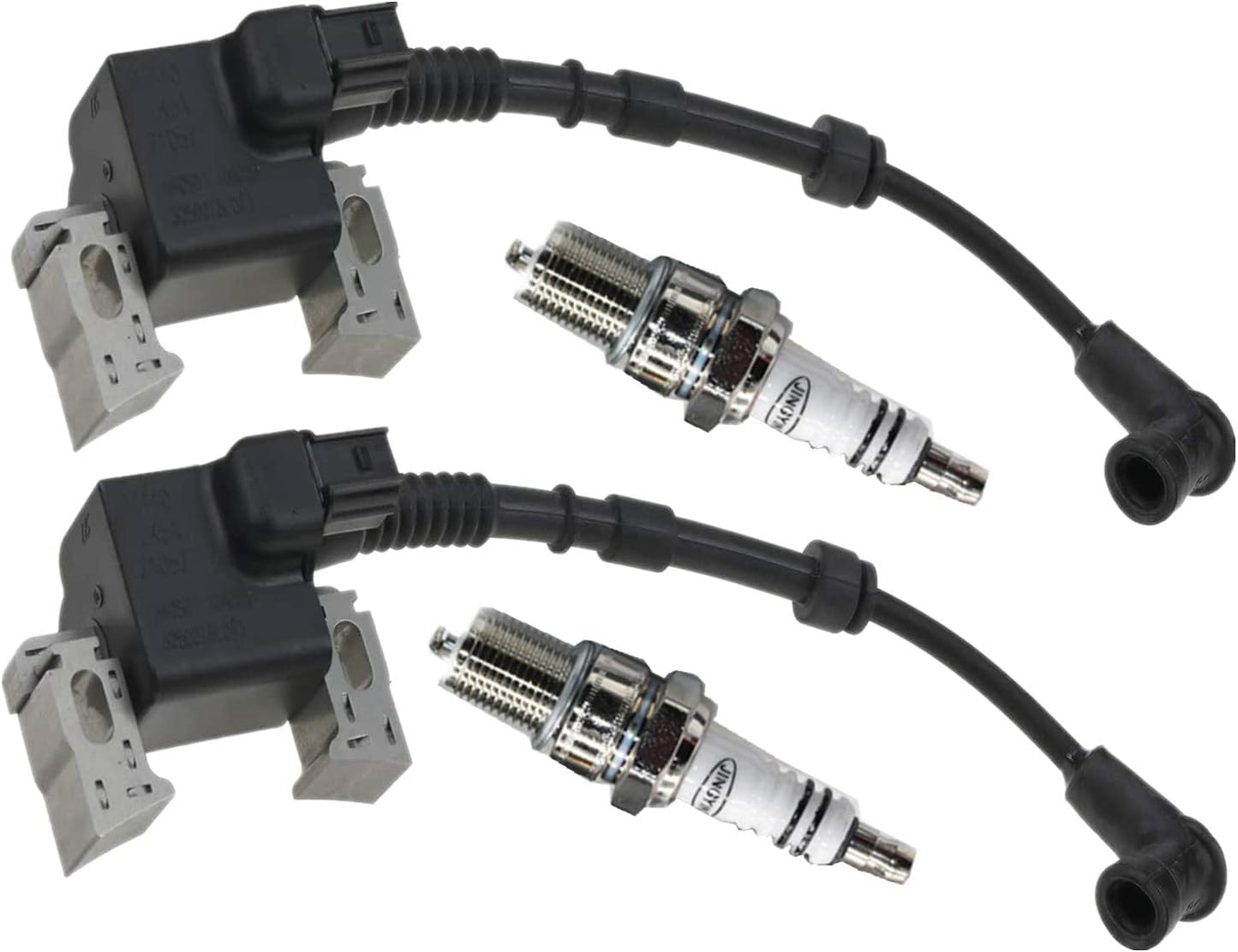 2PCS Ignition Coils 30500-Z6L-043 With Spakr Plug For Honda GX630 GX660 GX690 GXV630 GXV660 GXV690R