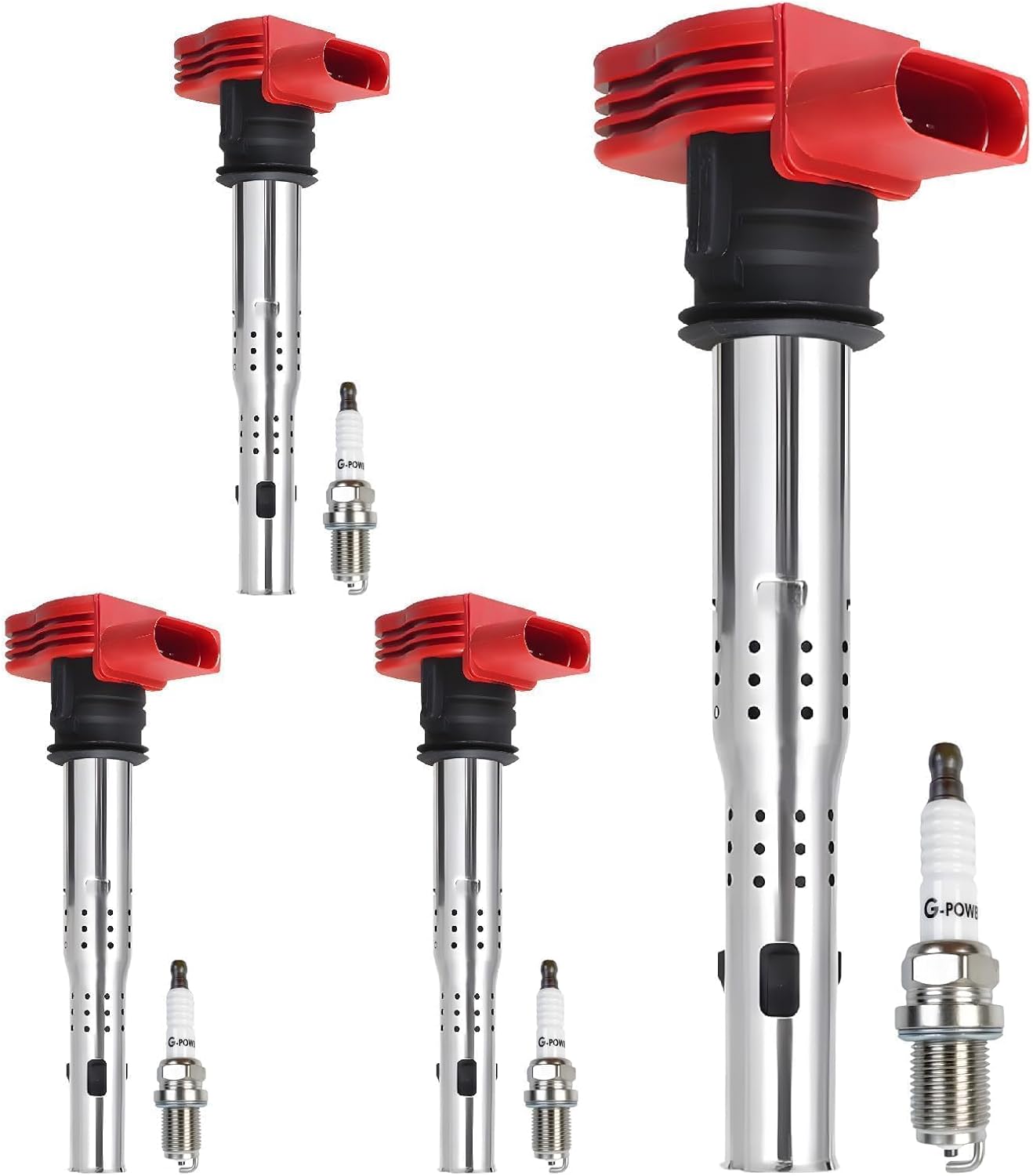 Set of 8 Ignition Coil DG508 & Spark Plug SP479 for Ford F150 F250 F350 E150 E250 E350 Expedition Mustang Lincoln Mercury Explorer 4.6L 5.4L,Replaces#DG491 FD503 DG457 DG472 1L2U12029AA C1454 C1417