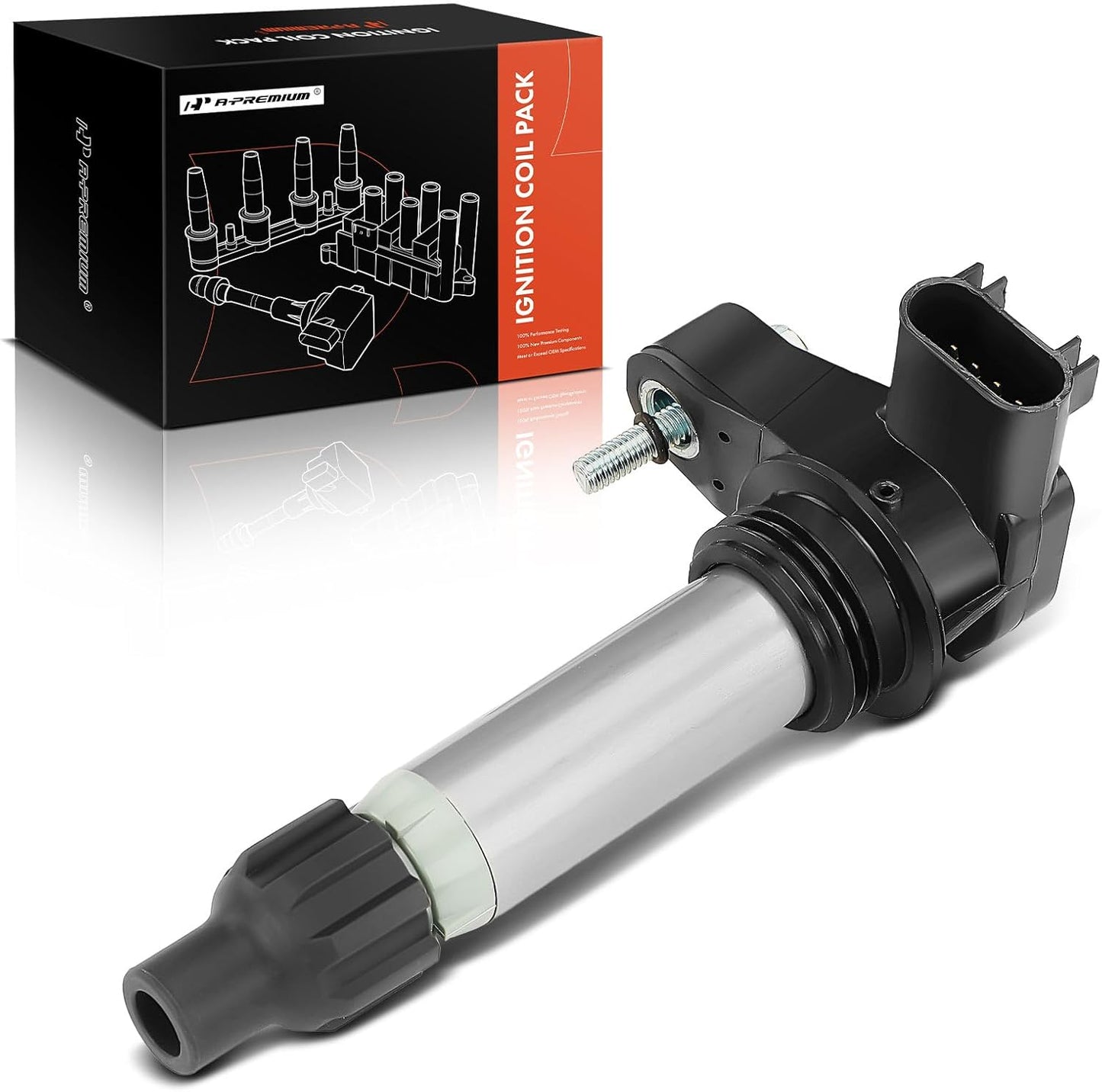 A-Premium 6PCS Ignition Coil Packs Compatible with Buick, Cadillac, Chevy & GMC Vehicles - 2.8L, 3.0L, 3.2L, 3.6L - Enclace 2008-2024, CT4 2022-2024, Equinox 2008-2017, Impala 2012-2018, G6 2007-2009
