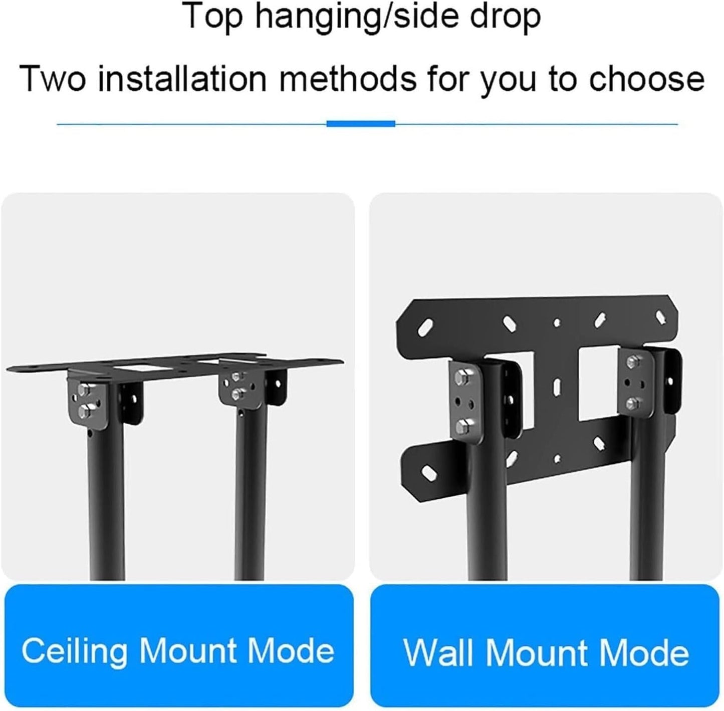 TV Wall Bracket Adjustable Ceiling TV Mount Bracket - TV Wall Mount Bracket, Telescoping Outdoor TV Mount, for 50-110Inch Flat Sn TVs for 26-70 inch TVs