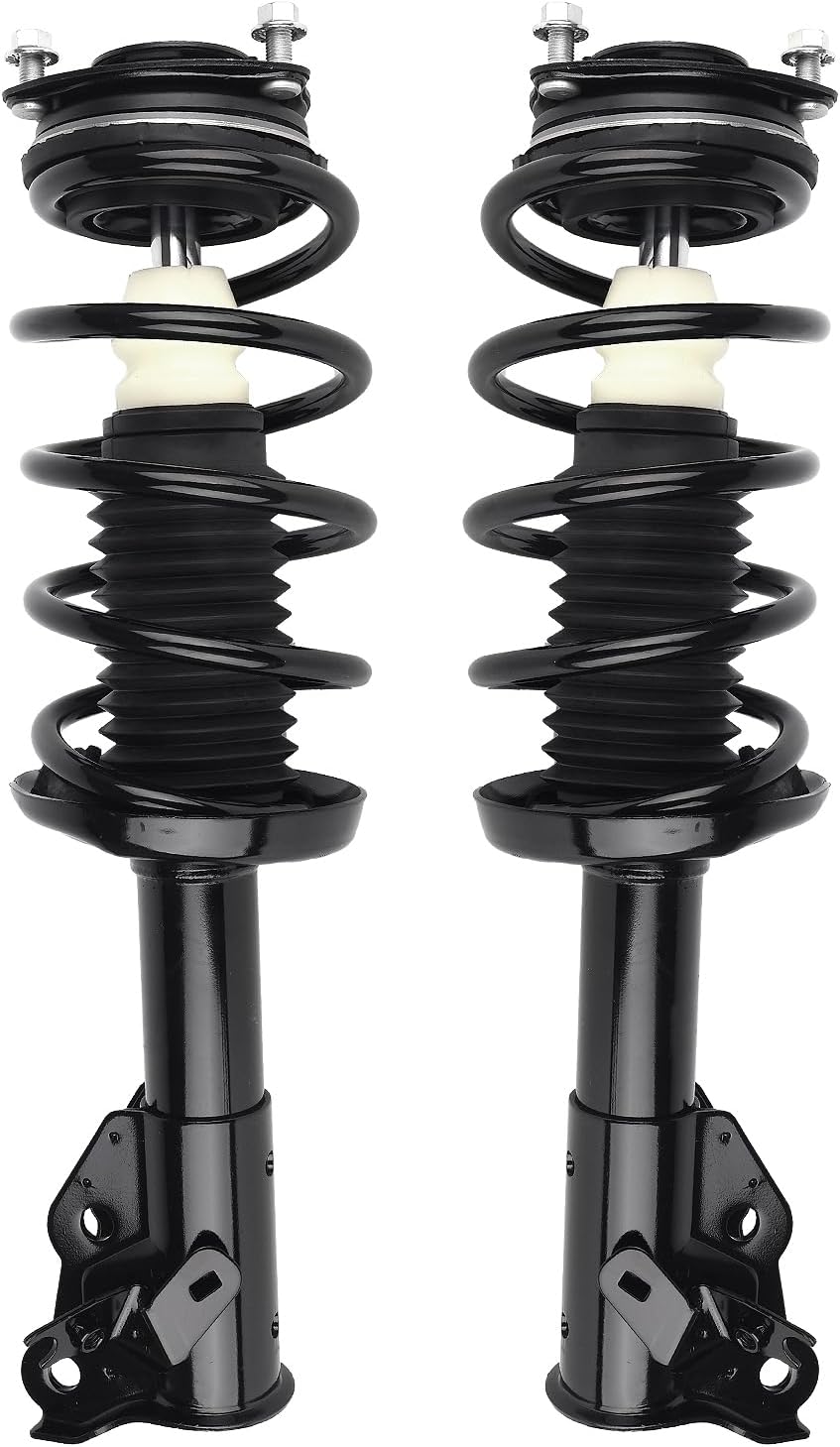Autoround 172285 172284 Front Complete Shock Absorber Compatible with Honda Civic 2006 2007 2008 2009 2010 2011 1.8L Coupe Struts with Coil Spring Assembly