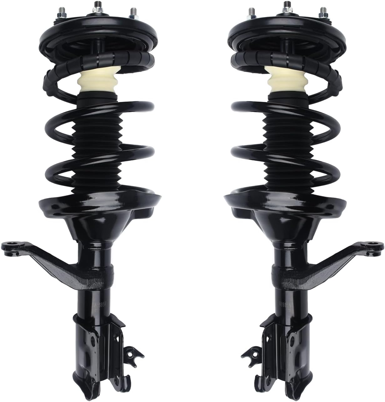 Autoround Front Complete Quick Struts Shock Coil Spring Assembly Compatible with Honda Element 2003-2011 Repalcement 172136 172135