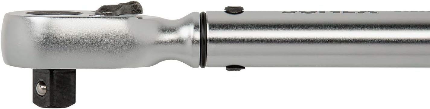 SUNEX TOOLS 20250, 1/2" Drive, 48T Torque Wrench, 30 To 250'-Lb, 48 Tooth Ratcheting Mechanism, Accurate To 3% Clockwise & 6% Counterclockwise, Audible Click, Heat Treated Tube, Aluminum Handle