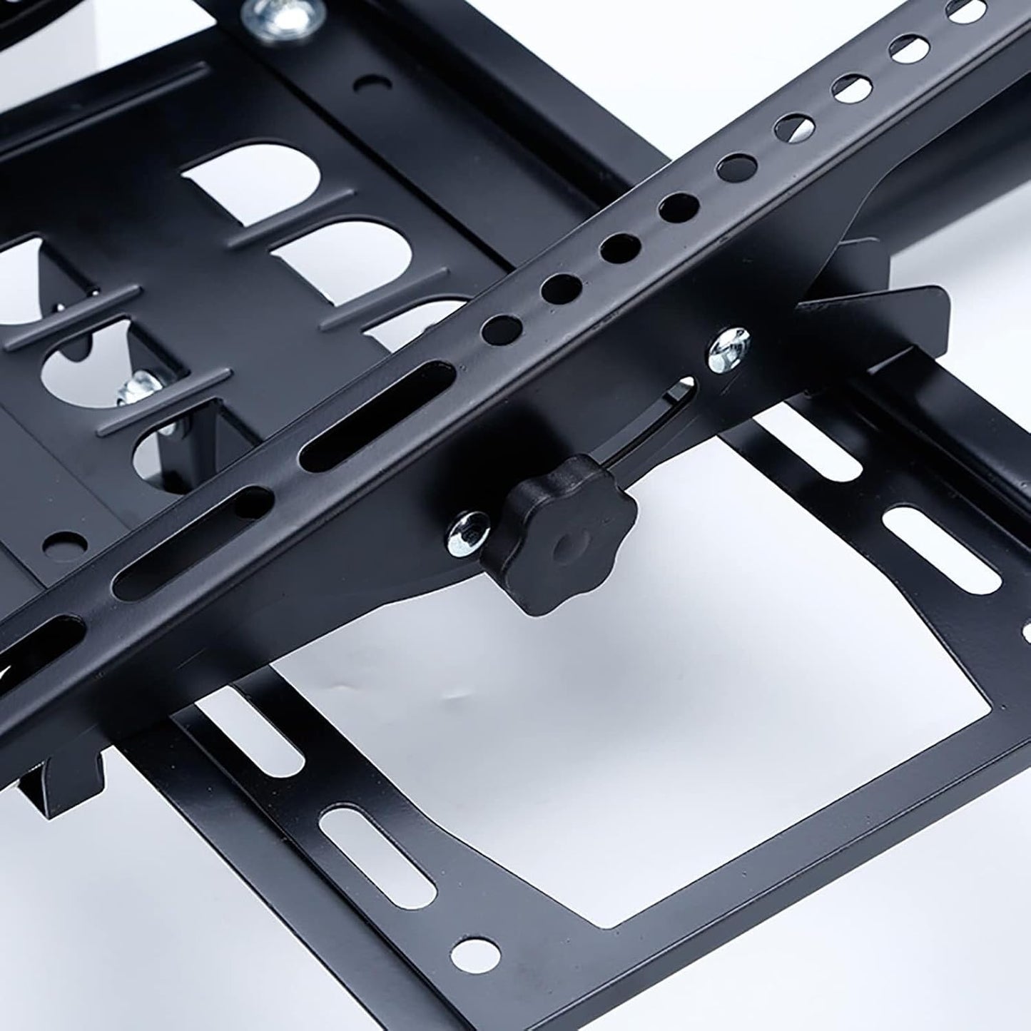 TV Ceiling Mount Bracket, Adjustable Height Tilt Swivel for 40-70 Inch TVs, Fits Vaulted Sloped Ceilings