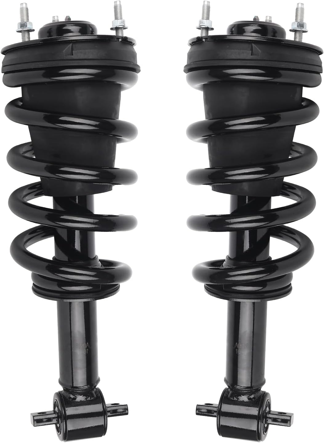 Autoround pair 139105 Front Complete Shock Absorber Compatible with Chevy Silverado 1500/ GMC Sierra 1500 2007 2008 2009 2010 2011 2012 2013, Left & Right Struts with Coil Spring Assembly