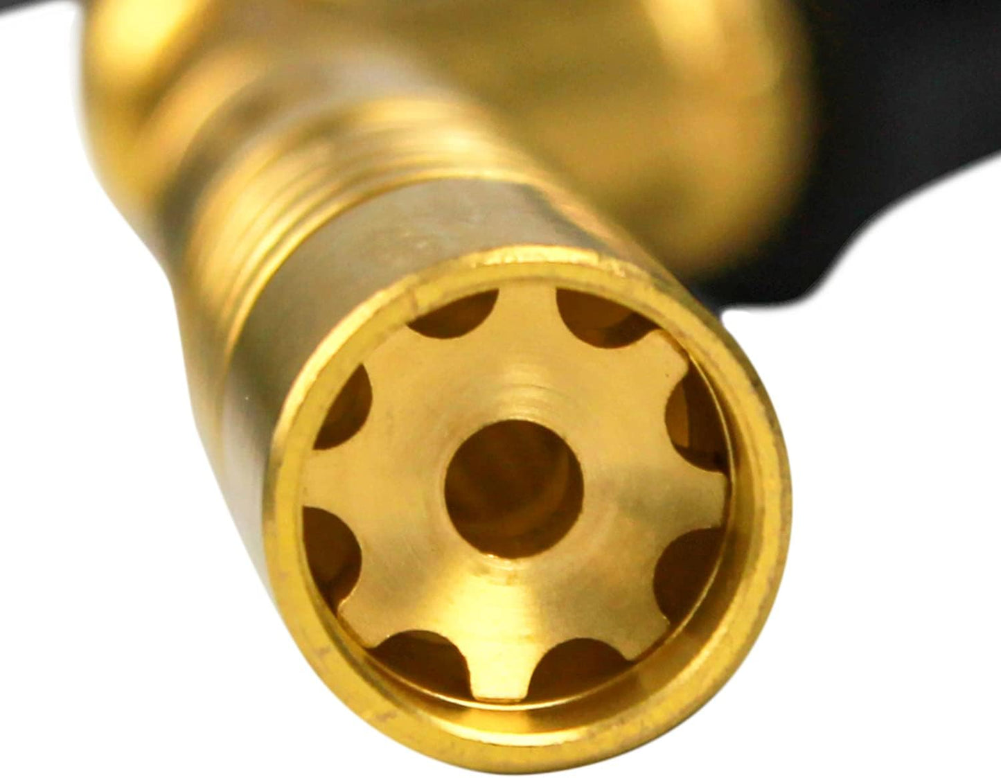 BLUEFIRE MRAS-8210 Jumbo Turbo Flame 5' Hose Propane Gas Welding Torch Kit with MAPP Gas Great High Intensity Nozzle Head Fuel by MAP Pro for Soldering Brazing Large Diameter Copper Pipe