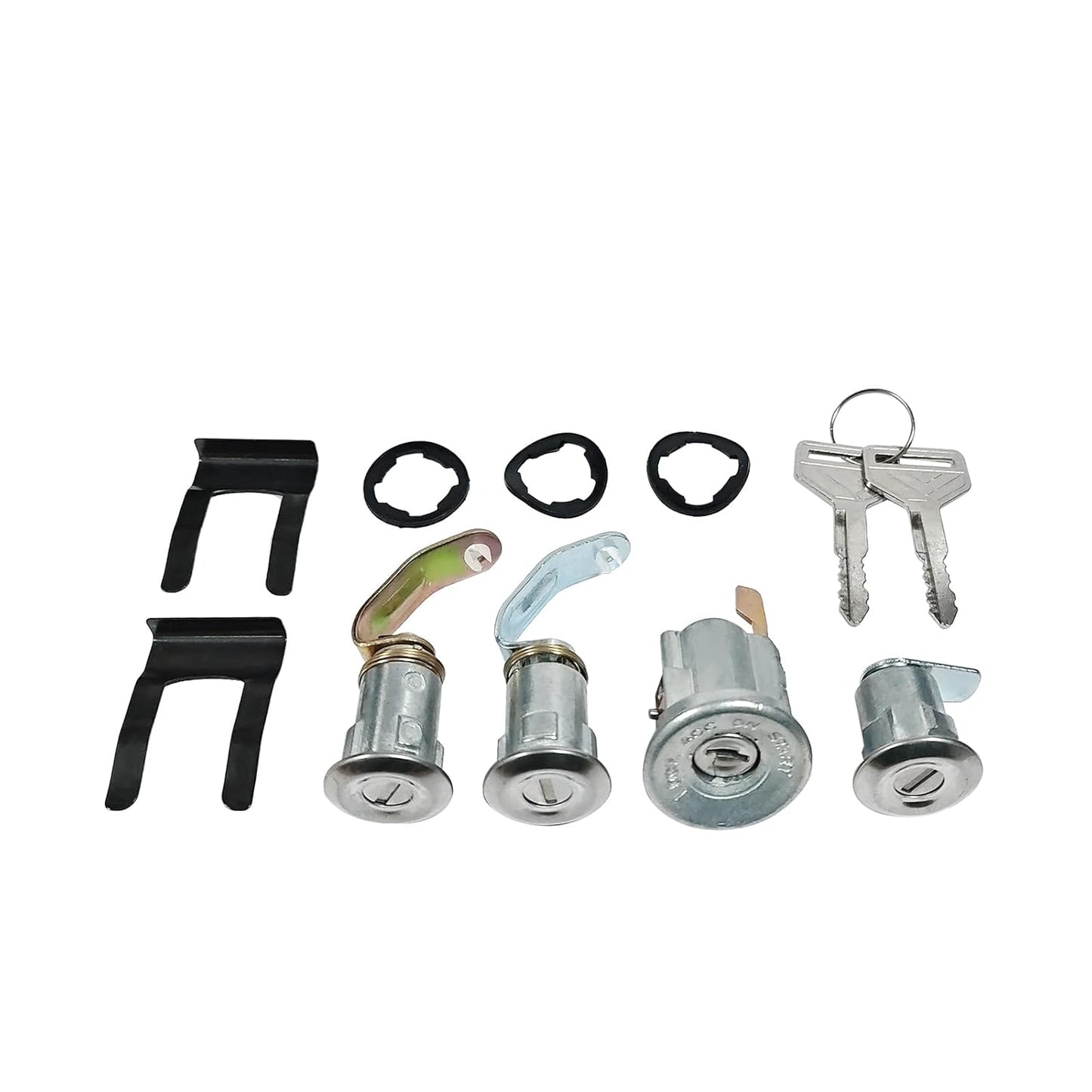 69005-90316 Ignition Switch & Door Lock Cylinder Set with Key Fit for 1969-1986 Toyota Land Cruiser FJ40 FJ45 BJ40