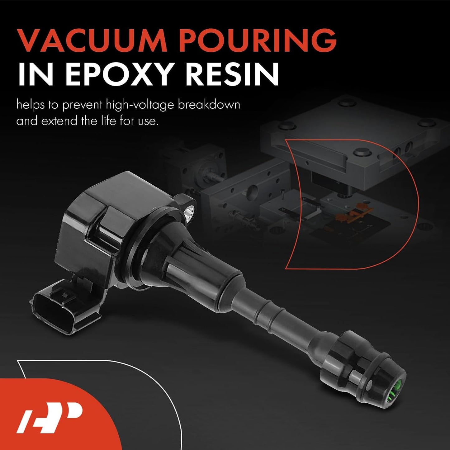 A-Premium Set of 6 Ignition Coil Packs Compatible with Nissan Altima 2002-2006, Murano 2005-2008, Quest 2004-2009 3.5L, Frontier 2005-2020 4.0L & Infiniti I35 2002-2004, QX4 2001-2003 3.5L