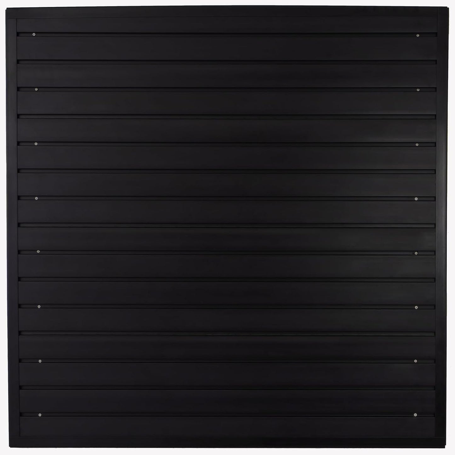 Slat Wall Paneling Garage Wall Organizer, Black Slatwall Panels 4'x8' Garage Tool Organizer Wall Mount Garage Slat Wall Storage Systems, Slat Board PVC Wall Panels Garage Storage Organization Product
