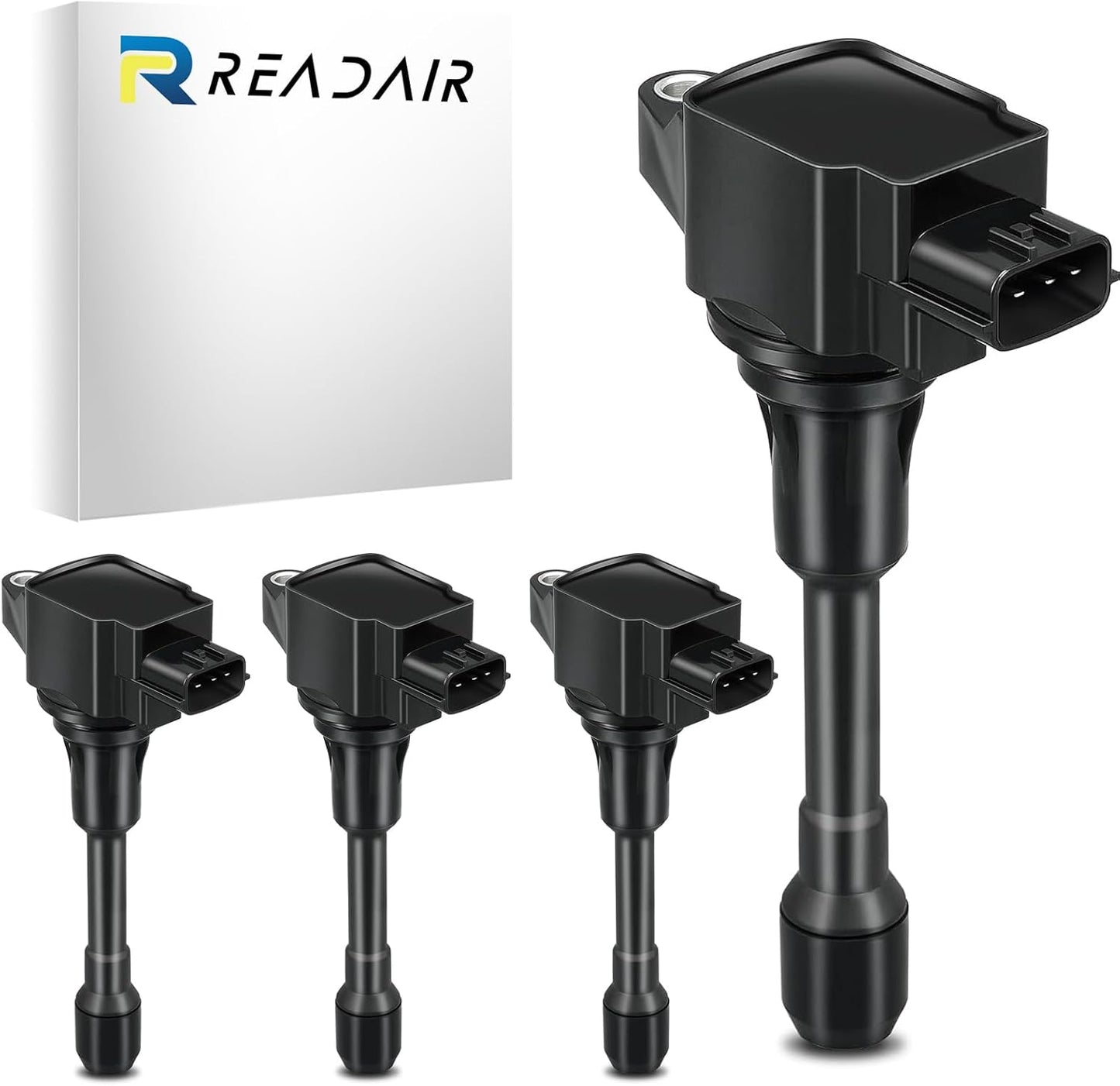 UF575 Ignition Coil & 1675 Double Iridium Spark Plug for Audi A3 A4 A5 A6 Q5 R8 TT RS4 RS5/Volkswagen Jetta Passat Beetle CC Golf GTI Replaces# C1627 07K905715F E1075