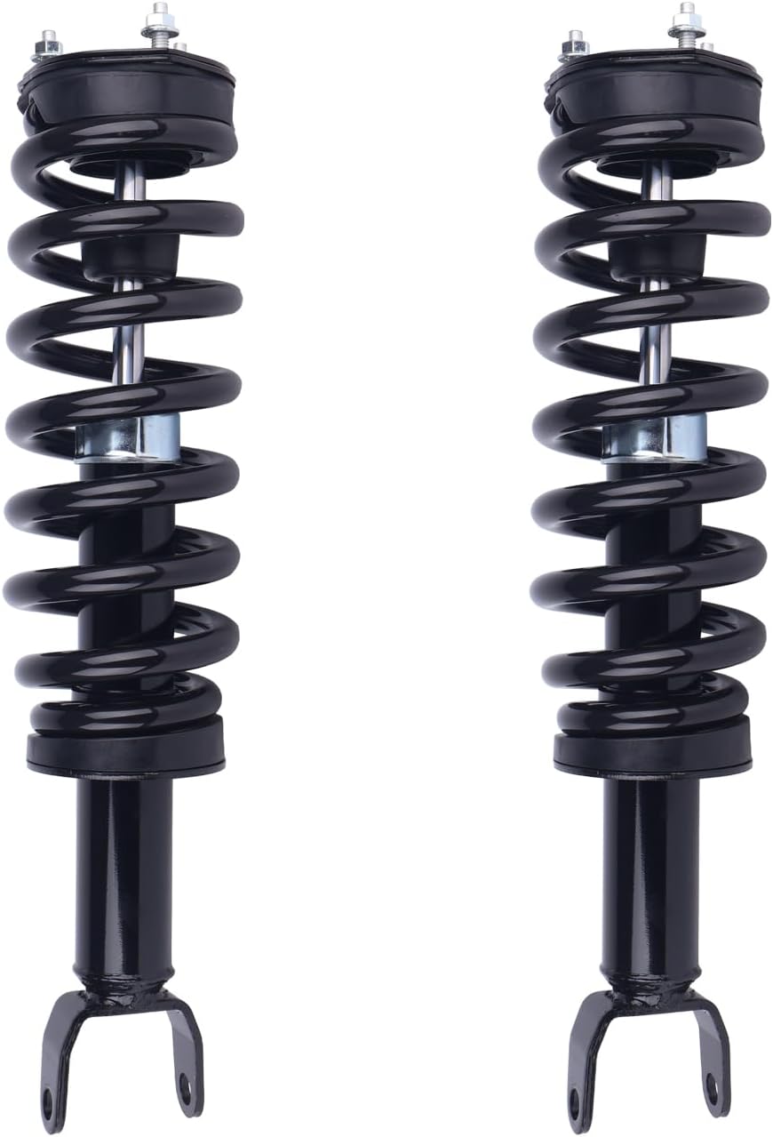 Autoround pair 171111 Front Complete Strut Shock Absorbers w/Coil Spring Assembly Compatible with Dodge Ram 1500 2006 2007 2008 4WD