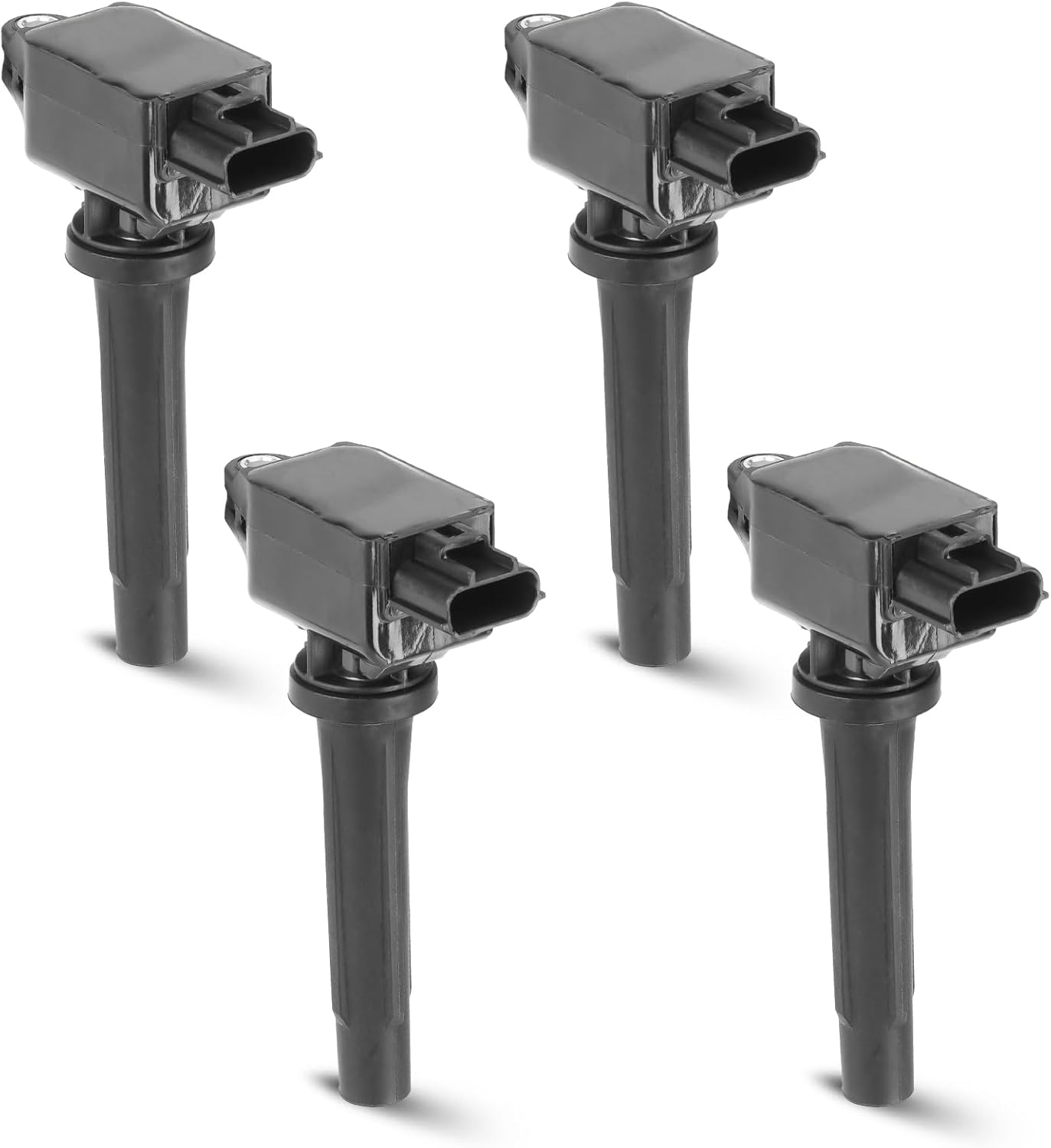 Set of 4 Ignition Coil Pack Compatible with Mazda 3 Sport 6 CX-3 CX-5 CX-9 MX-5 2.0L 2.5L, Replaces UF656 H6T61271 PE2018100 C1837, Blue