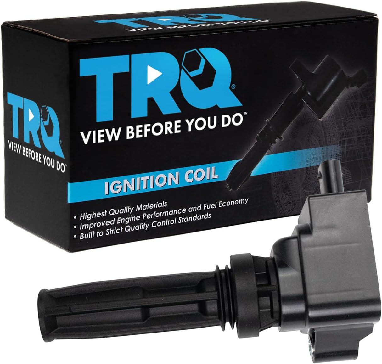 TRQ Ignition Coil Compatible with 2021-2023 Ford Bronco Bronco Sport 2019-2023 Edge 2020-2022 Escape 2020-2023 Explorer 2022-2023 Maverick Ranger 2019-2022 Transit Connect Lincoln Corsair Nautilus