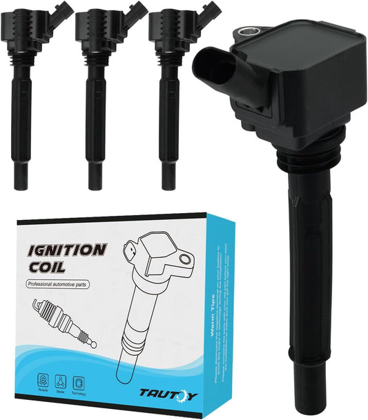 Set of 4 UF673 Ignition Coil Pack (1.4L L4) For Fiat 500 2012-2017,For Dodge Dart 2013-2016,Replace # C1828 68081914AC 68081914AB 68081914AA UF-673