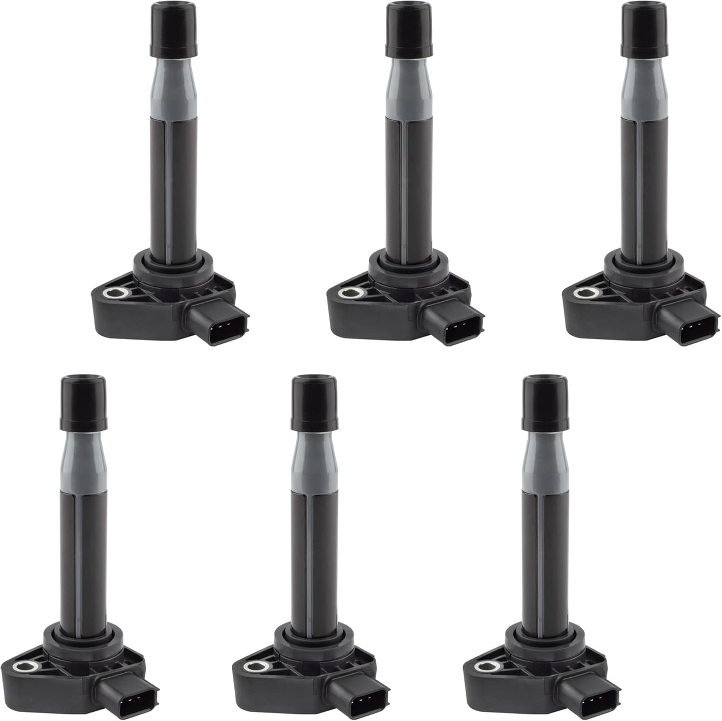 BOXI 6pcs Ignition Coils Fit for Honda Odyssey Pilot Ridgeline Accord/for Saturn VUE/for Acura TL CL MDX RL EL L4 1.7L V6 3.0L 3.2L 3.5L 3.7L 1999-2011 | UF242 C1221 30520P8EA01 30520RCAA01