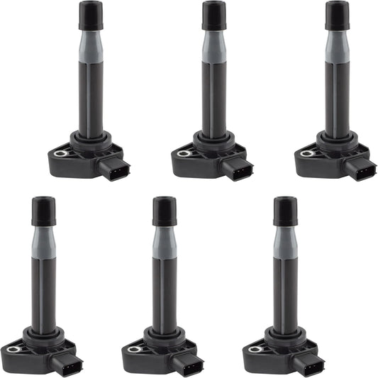 BOXI 6pcs Ignition Coils Fit for Honda Odyssey Pilot Ridgeline Accord/for Saturn VUE/for Acura TL CL MDX RL EL L4 1.7L V6 3.0L 3.2L 3.5L 3.7L 1999-2011 | UF242 C1221 30520P8EA01 30520RCAA01