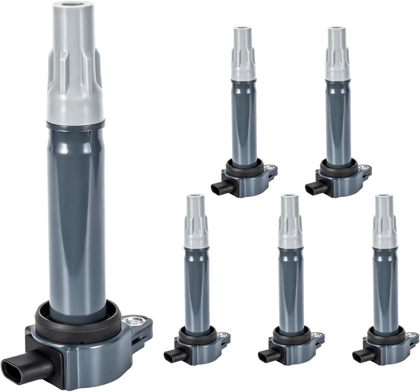 6Pcs Ignition Coil Pack Compatible with Chevy Traverse Impala Malibu Equinox Colorado Camaro & Cadillac CTS SRX ATS XTS & GMC Canyon Acadia Terrain & Buick Enclave LaCrosse & Saturn/Suzuki/Saab UF569