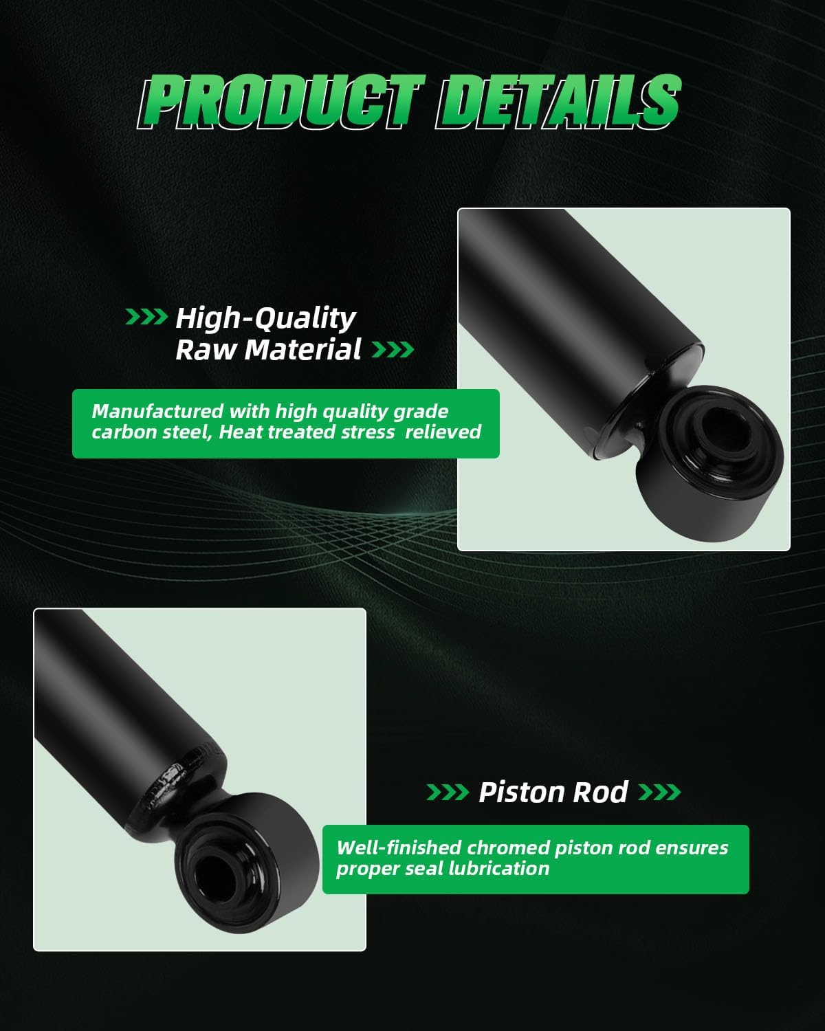 Shocks,SCITOO Rear Gas Struts Shock Absorbers Fit for 2000-2006 for Chevrolet Suburban 1500/Tahoe,2000-2006 for GMC Yukon,2000-2006 for GMC Yukon XL 1500/XL 2500 344384 34692 Set of 2