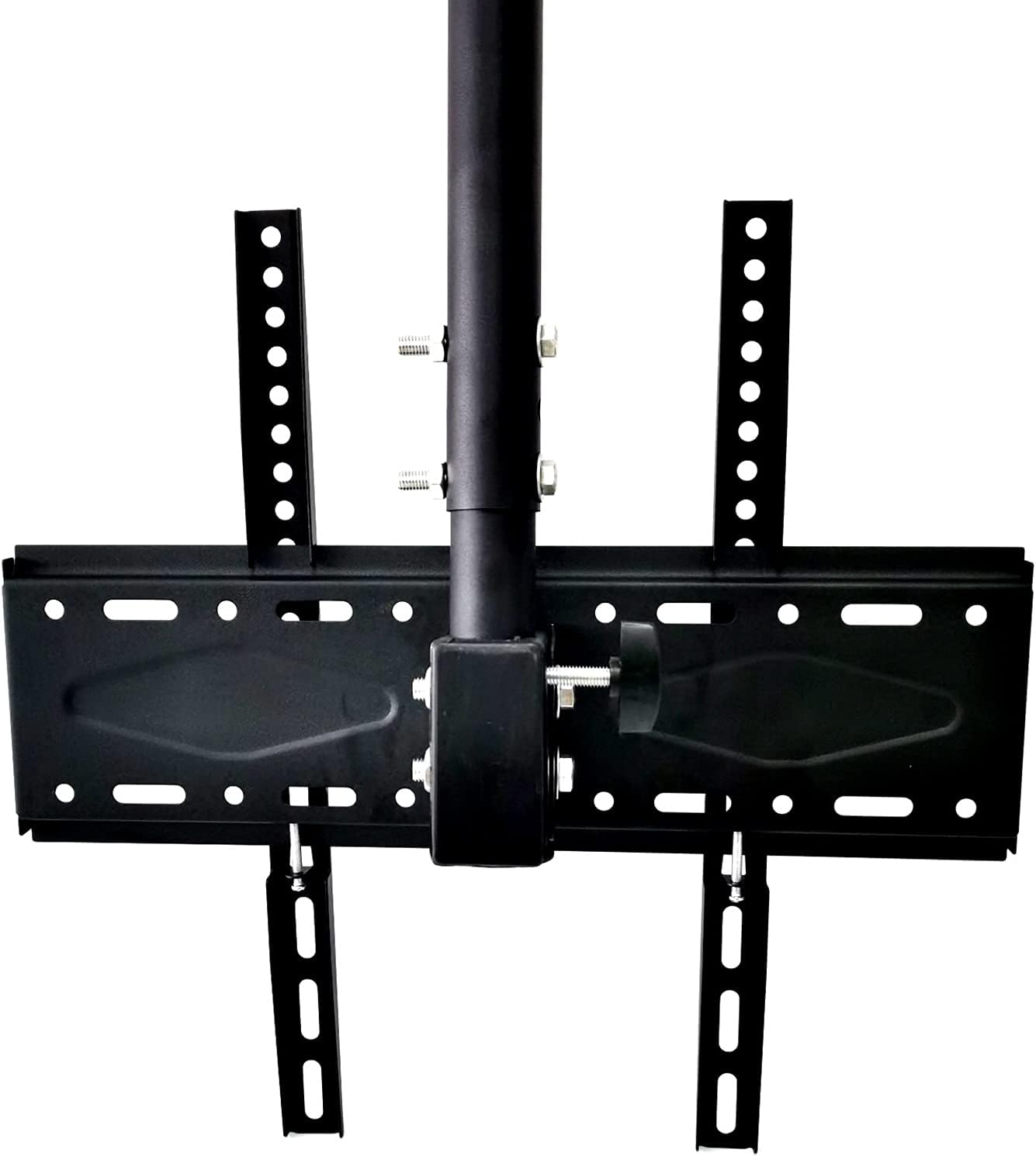 Table Top TV Stand,tv Wall Mount Ceiling TV Mount for 26-55 Inch Flat and Curved TVs Up to 40kg, 360° Swivel and Tilt Ceiling