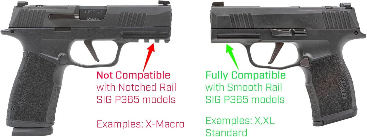 Streamlight 69406 TLR-7 X sub USB 500-Lumen 5000-Candela Weapon Light Designed Exclusively and Solely for Sig Sauer P365/XL Closed Rail Systems, Includes Mounting Kit, Key, and Multi-Tool, Black