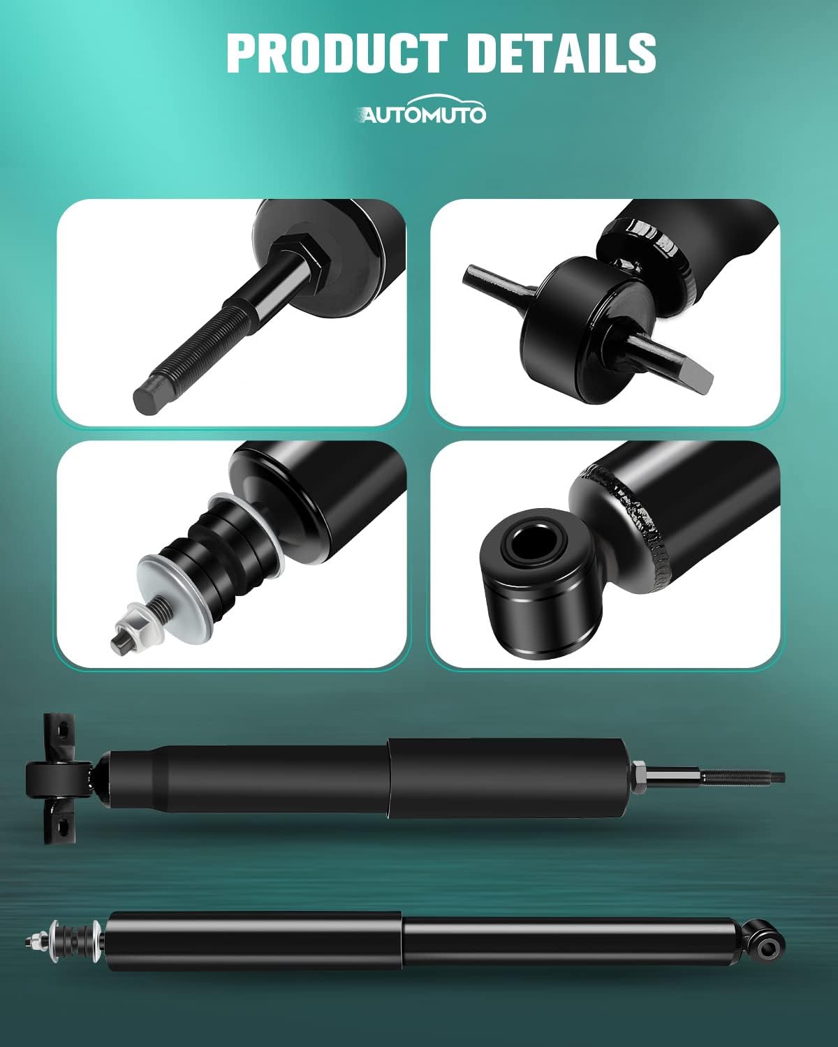 AUTOMUTO Absorber Kit 4x Front Rear Shock Absorber fits 1998 1999 2000 2001 2002 2003 for F-150 344367 344374