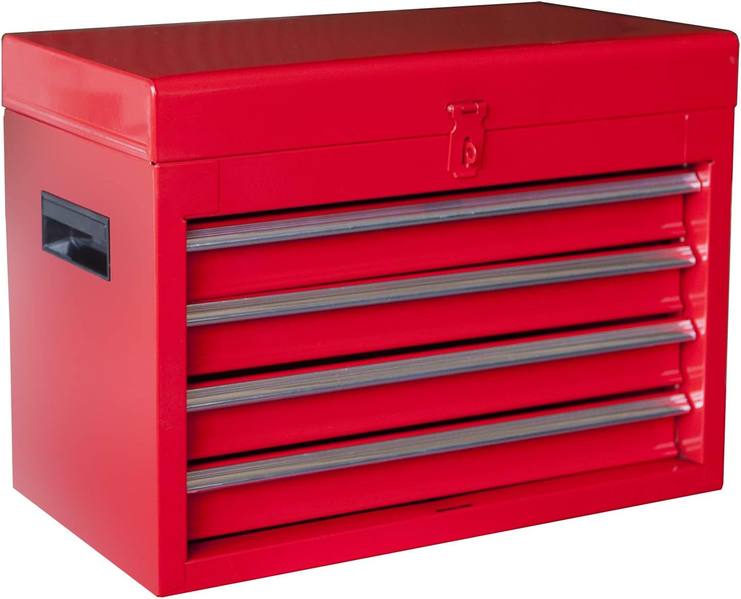BIG RED ATBT1204R-RED Detachable 4 Drawer Tool Chest with Large Storage Cabinet and Adjustable Shelf, 20.3" l x 11" w x 40.4" h
