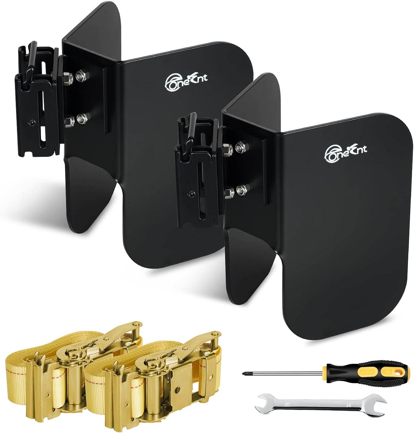 4 Pack E-Track Wheel Chock for E-Track System |E Track Motorcycle Wheel chocks for Dirt Bikes|E-Track Accessories for Enclosed Trailer E-Track Wall Mount Motorcycle Tire for Garages Trailers