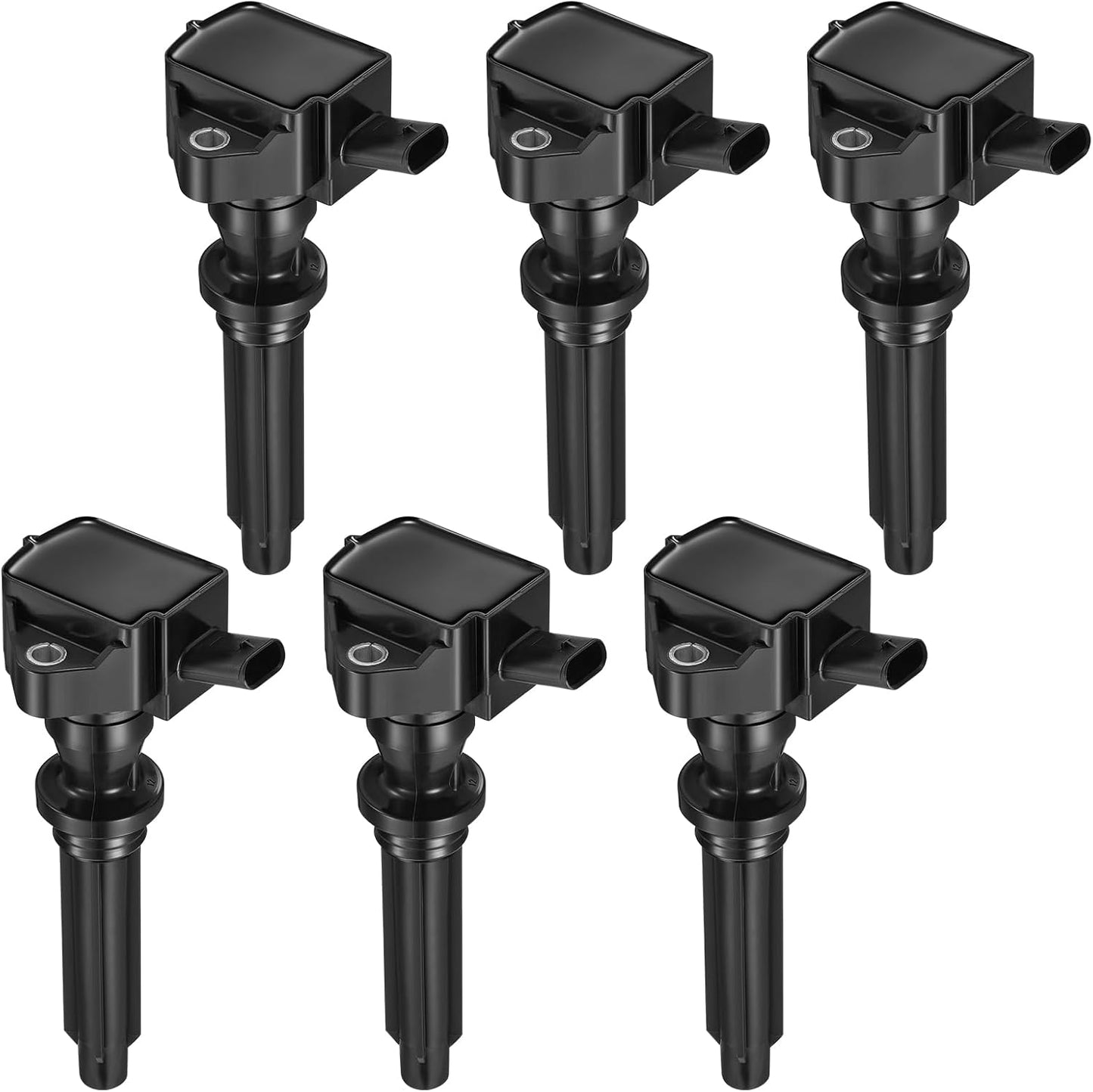 BDFHYK Ignition Coil Pack and Double Iridium Platinum Spark Plugs Compatible with BMW 328i xDrive 528i X3 525i 530i 325i 325xi 330i 330xi X3 Z4 X5 3.0L 2.5L L6 0221504470 12120032137 UF592, Sets of 6