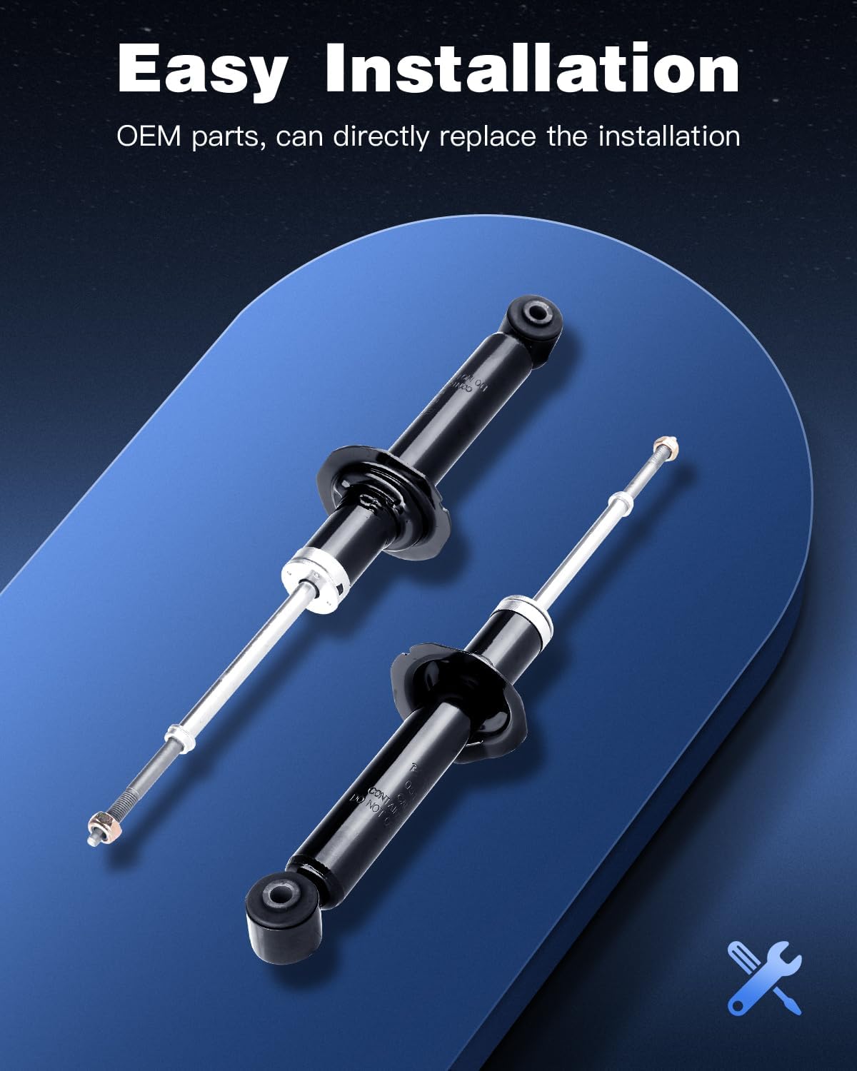 Set of 4 Shocks,ECCPP Shocks Absorbers fits 2002-2006 for Nissan Sentra Front Rear Auto Shocks with 333310 333311 341279