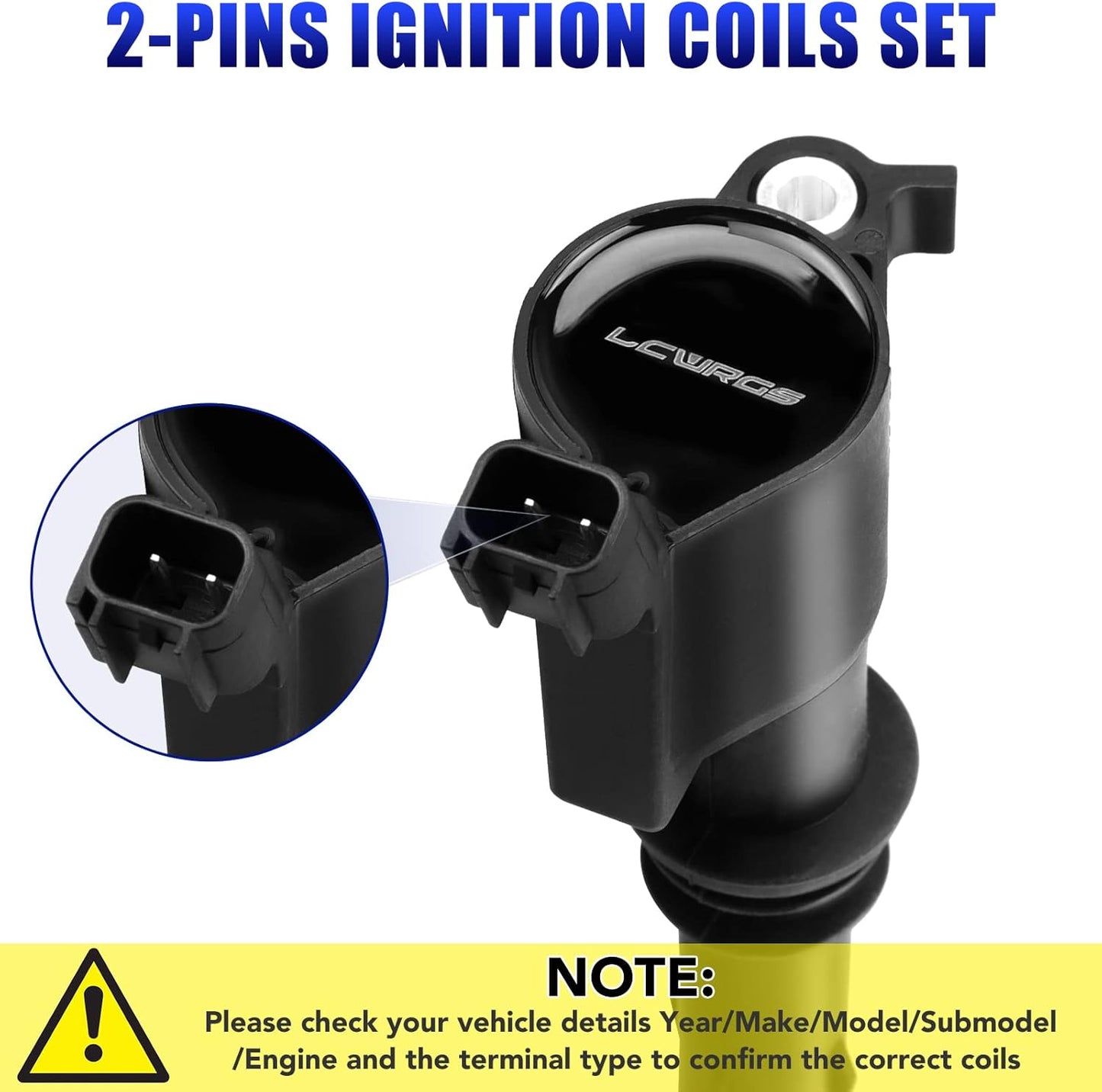 Set of 8 Ignition Coil Pack and Spark Plugs Fits for 2004 2005 2006 2007 2008 Ford F150 F-150 F250 F350 Explorer Expedition Lincoln Mark LT Navigator 5.4 V8 DG511 FD508 SP546